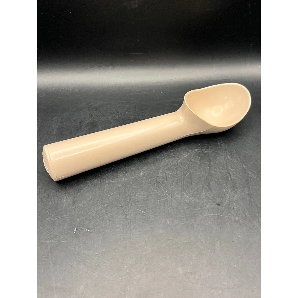 Vintage EKCO Beige Plastic Ice Cream Scoop‎ Taiwan Tan Beige 7